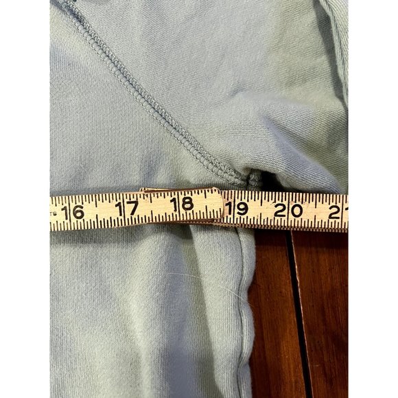 Vans pale green logo hoodie unisex size Small front pocket - Picture 8 of 9